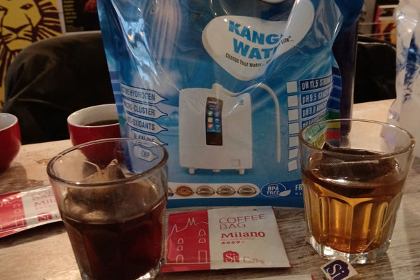 Does alkaline water improve coffee flavour?