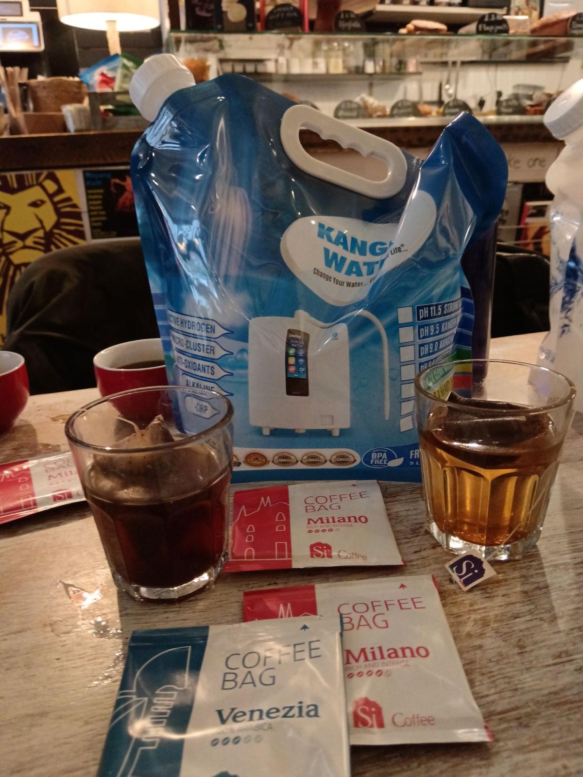Does alkaline water improve coffee flavour?