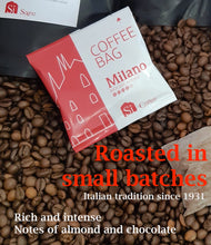 Si Sogno MILANO freshly ground coffee bags, premium Italian blend (300 coffee bags like tea-bags, individually wrapped)