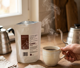 Si Sogno COMO Freshly Ground Coffee Bags, Bold and Intense Dark Roast (Resealable Pouch of 50 Eco-Friendly Coffee Bags)