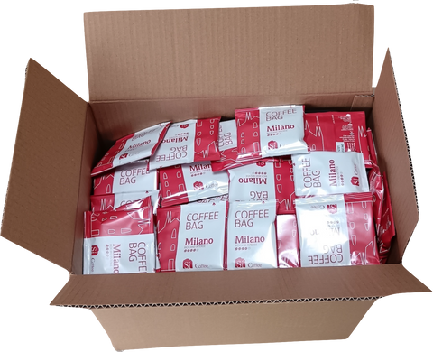 Si Sogno MILANO freshly ground coffee bags, premium Italian blend (300 coffee bags like tea-bags, individually wrapped)