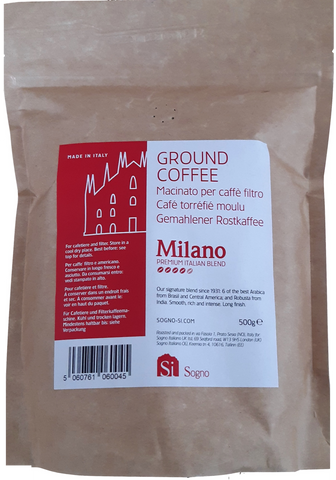 Si Sogno Coffee MILANO ground coffee 500g
