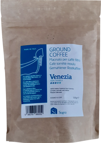 Si Sogno Coffee Venezia ground coffee 500g