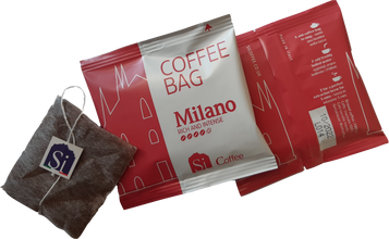 Si Sogno MILANO freshly ground coffee bags individually wrapped